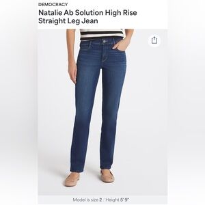 Size 8 democracy jeans with Tags on. Straight leg.